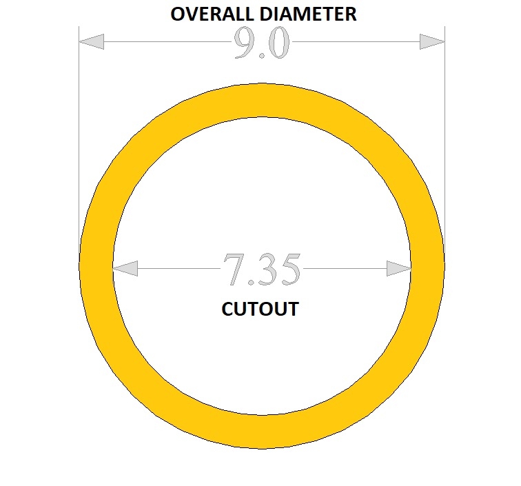 Tru Spec 8" Speaker Rings Image 3