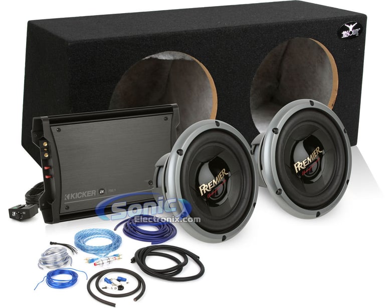 2400W Complete Kicker + Pioneer Premier Bass Package Image 1