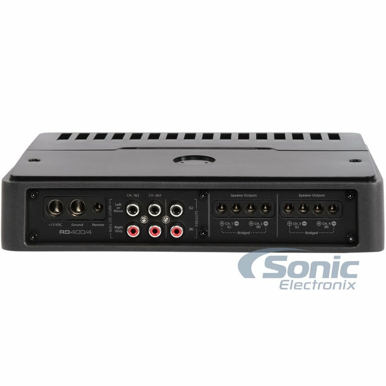 JL Audio RD400/4 with Amplifier Wiring Kit Image 18