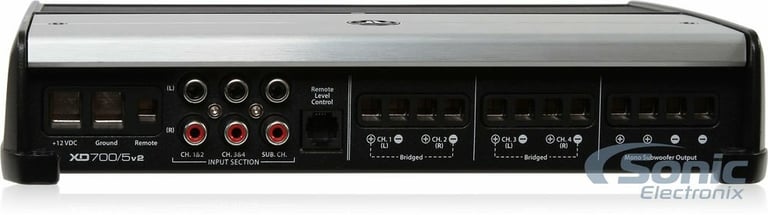 JL Audio XD700/5v2 with Amplifier Wiring Kit Image 6