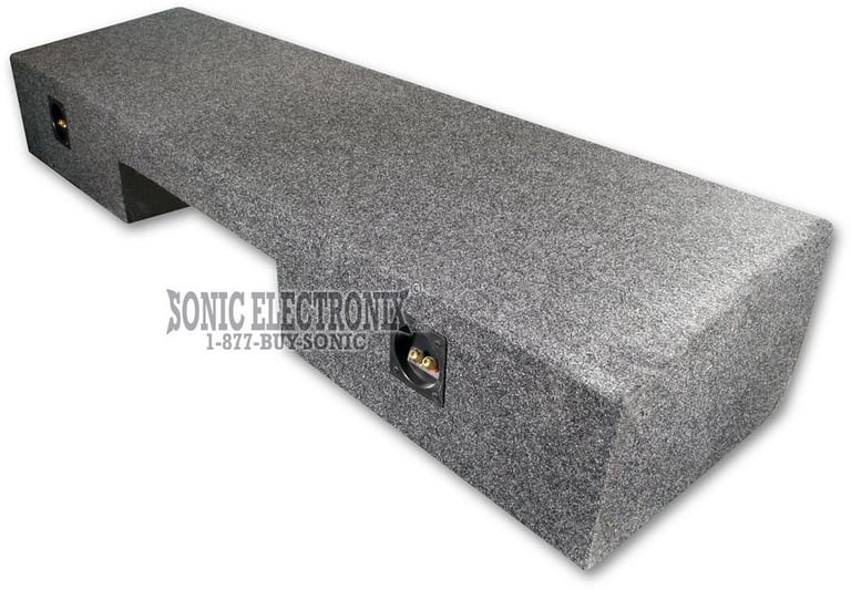 Dual 12" Enclosure: 2000-2002 Chevrolet / GM Extended Cab Full-Size Pickup Trucks Image 2