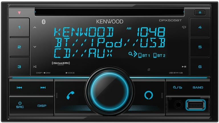 Kenwood DPX505BT Package with SiriusXM Tuner Image 7
