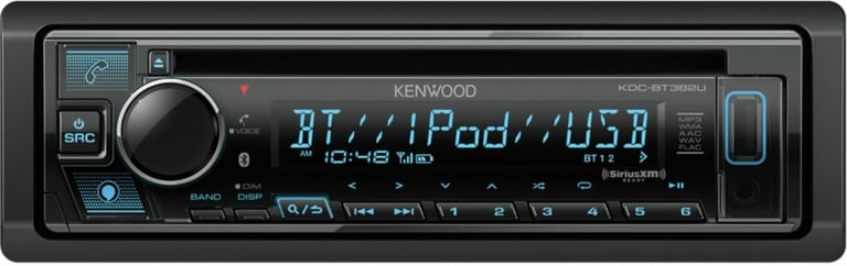 Kenwood KDC-BT382U Package with SiriusXM Tuner Image 7
