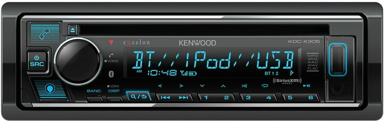 Kenwood eXcelon KDC-X305 Package with SiriusXM Tuner Image 7