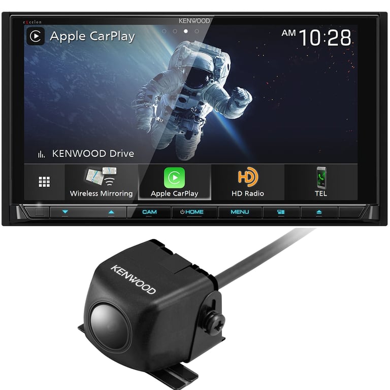 Kenwood DDX9907XR with Universal Rear View CMOS Camera Image 1