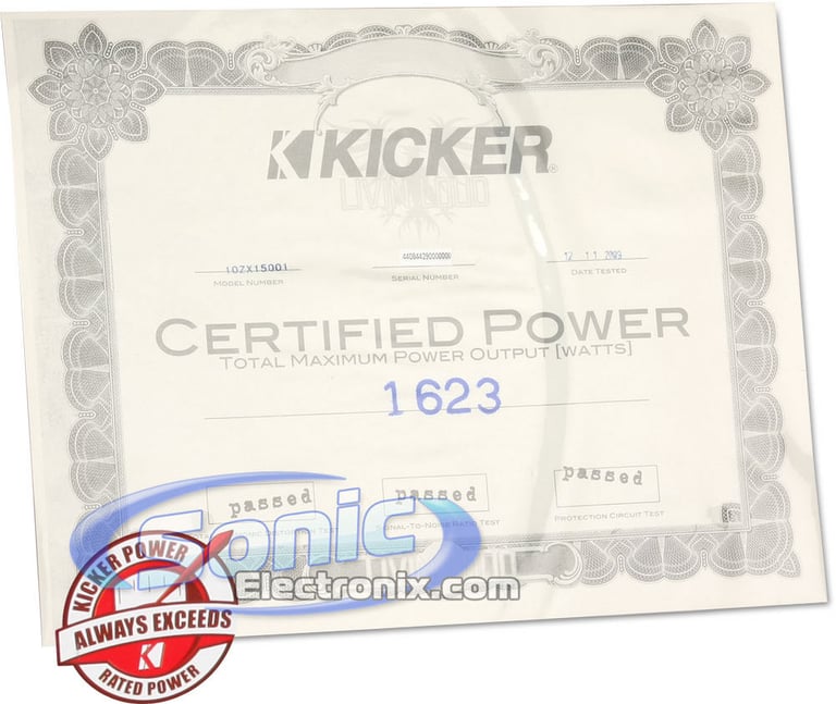 3600W Complete Kicker + Alpine Bass Package Image 7