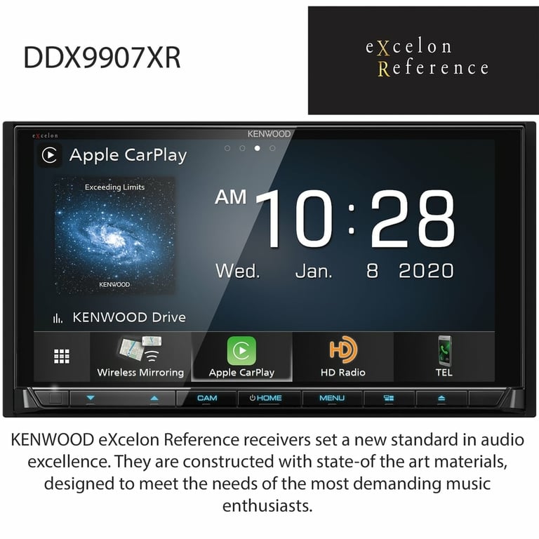 Kenwood DDX9907XR with Universal Rear View CMOS Camera Image 8