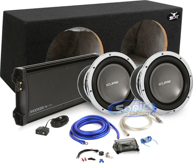 1500W Complete Kicker + Eclipse Bass Package Image 1