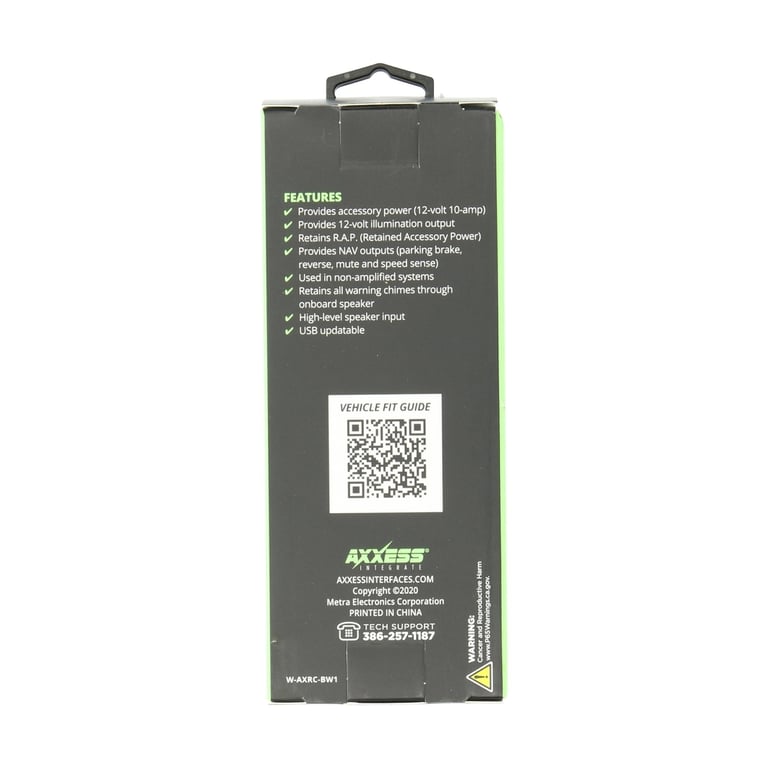 Axxess AXRC-BW1 Wiring Interface Image 3