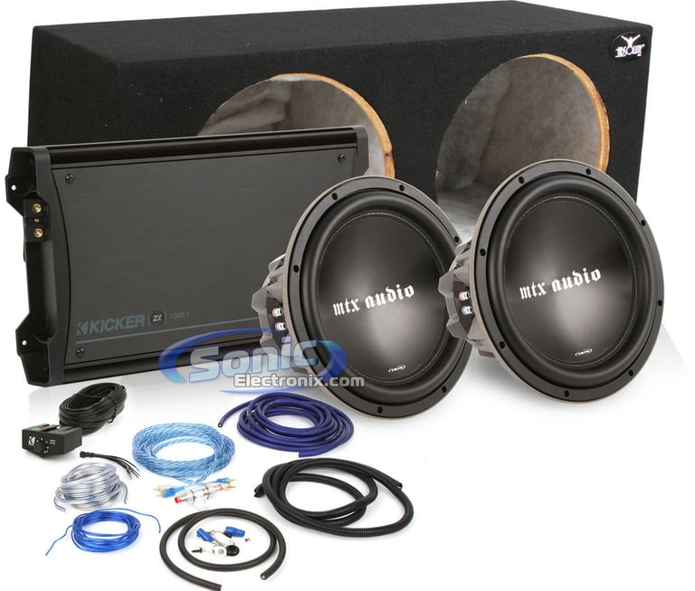 2000W Complete Kicker + MTX Audio Bass Package Image 1
