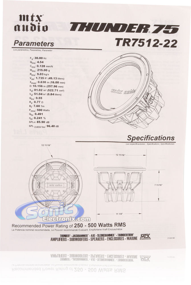 2000W Complete Kicker + MTX Audio Bass Package Image 15