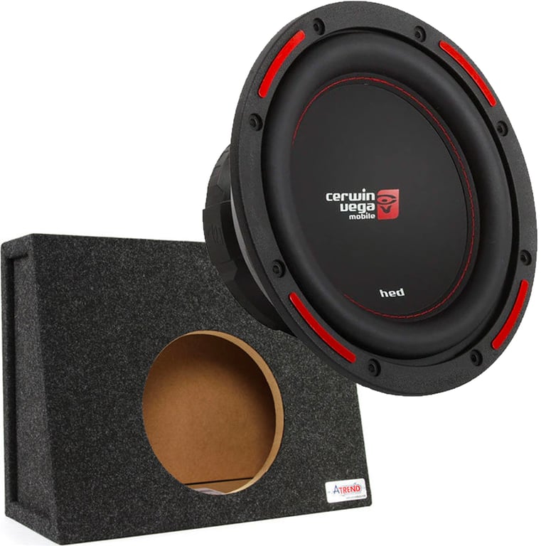 Cerwin Vega HS104D with Sealed Truck Enclosure Image 1