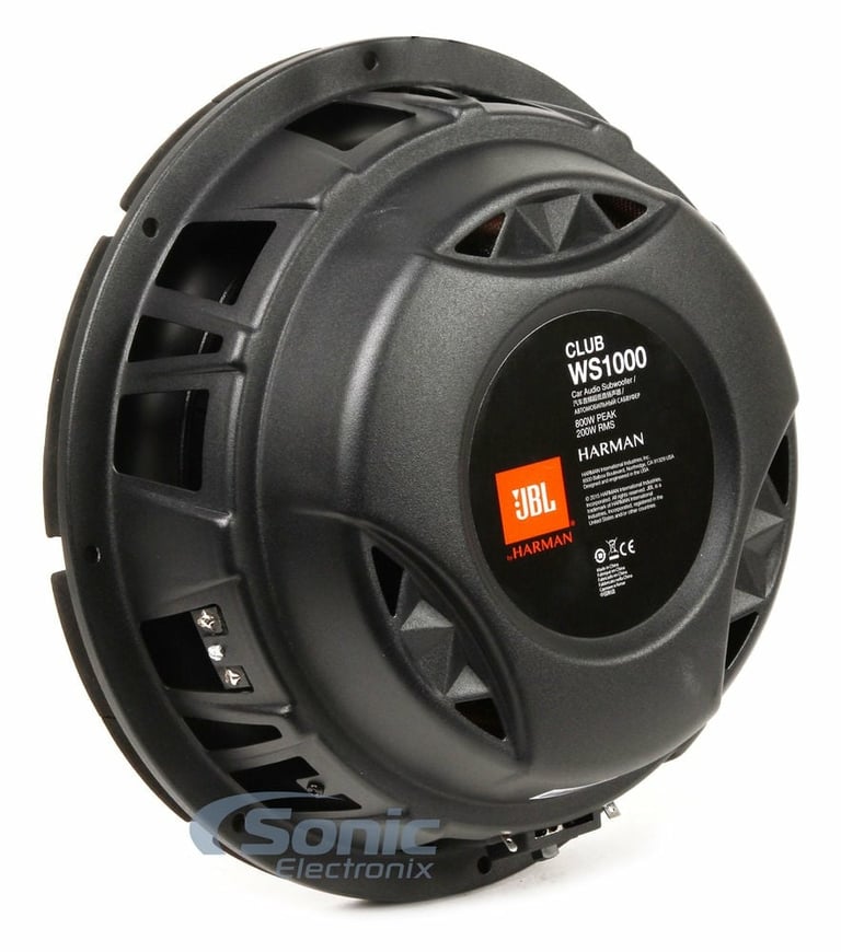 JBL CLUBWS1200BLK with Sealed Truck Enclosure Image 10