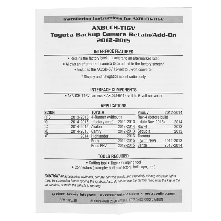 Axxess AXBUCH-T16V Image 6