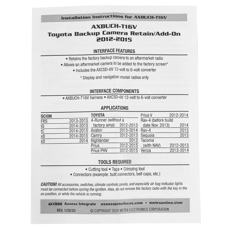Axxess AXBUCH-T16V Image 5