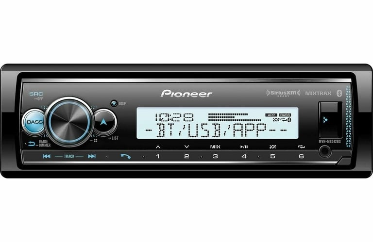 Pioneer MVH-MS512BS with Marine Remote Control Image 4