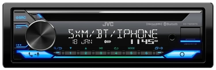 JVC KD-T920BTS with SiriusXM Tuner Image 7