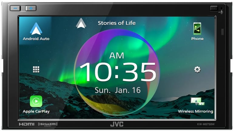 JVC KW-M875BW with Backup Camera Image 9