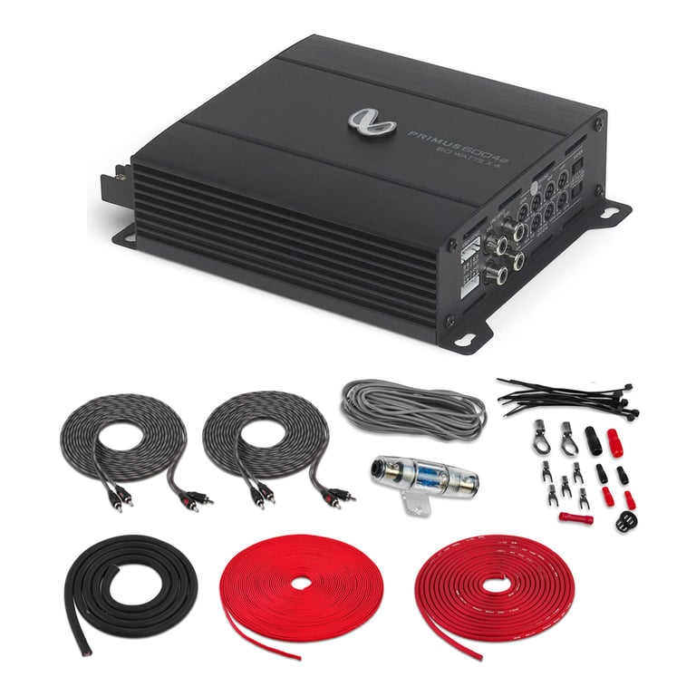 Infinity Primus 6004A with Amplifier Wiring Kit Image 1