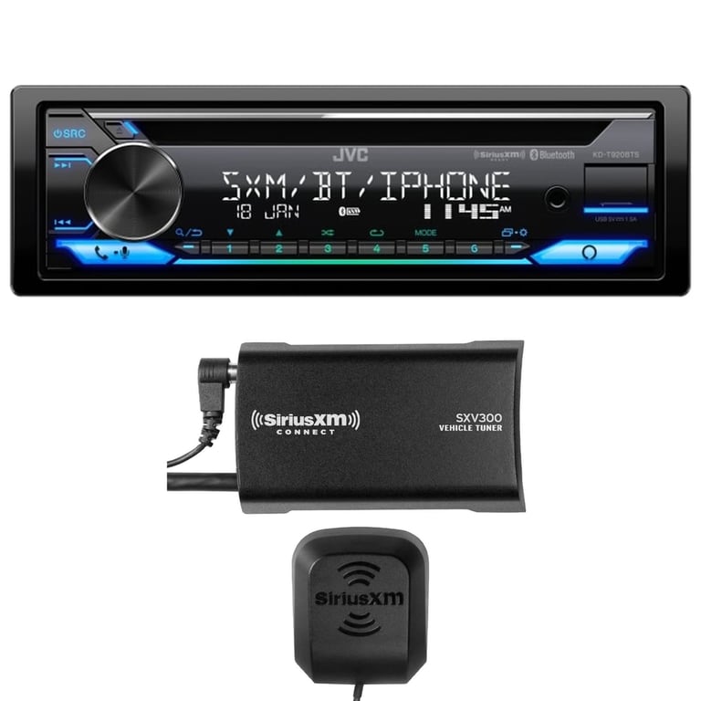 JVC KD-T920BTS with SiriusXM Tuner Image 1