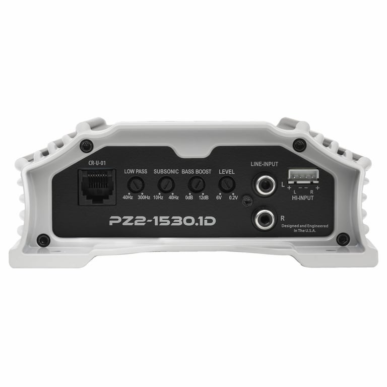 Crunch PZ2-1530.1D with Amplifier Wiring Kit Image 18