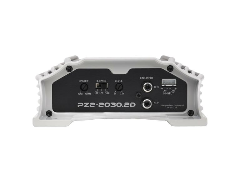 Crunch PZ2-2030.2D with Amplifier Wiring Kit Image 18