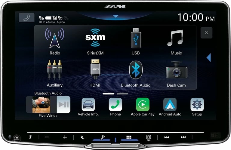 Alpine Halo9 iLX-F509 with Backup Camera and SiriusXM tuner Image 22