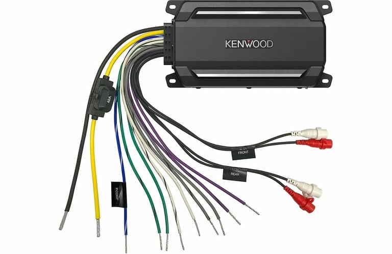 Kenwood KAC-M5014 with Amplifier Wiring Kit Image 17