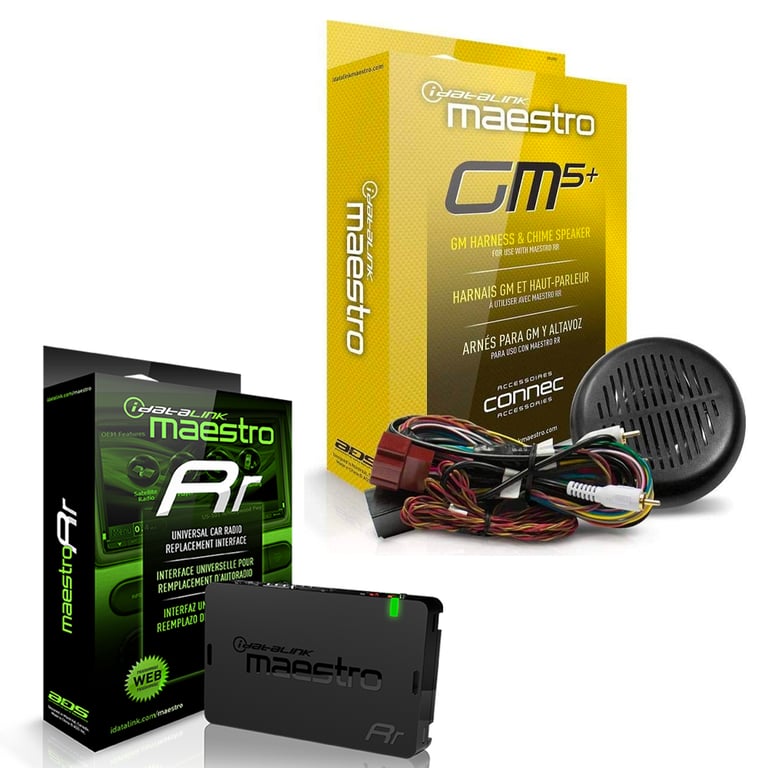 iDatalink HRN-RR-GM5+ Wire Harness with ADS-MRR Maestro RR Interface Module Image 1