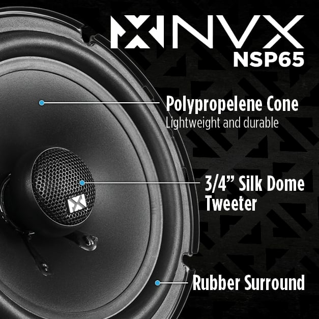 NVX Complete N-Series Speaker Upgrade Kit for 2007-2014 Chevy Silverado Image 14