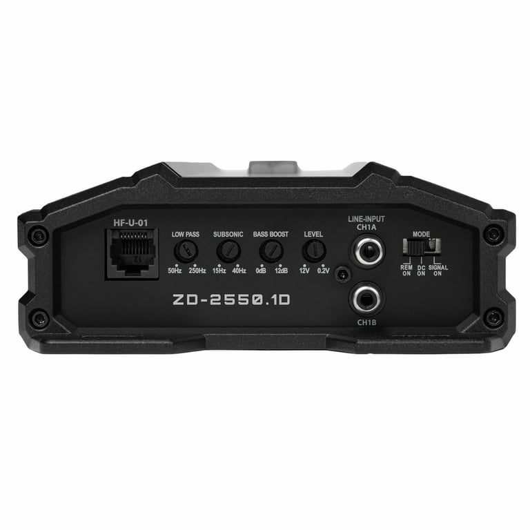 Hifonics ZD-2550.1D with Amplifier Wiring Kit Image 17