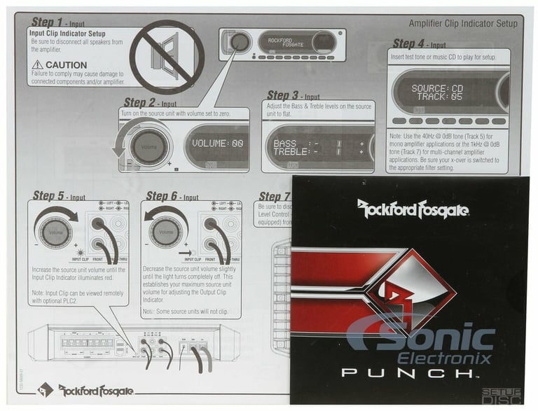 Rockford Fosgate Punch P1000X5 with Amplifier Wiring Kit Image 6