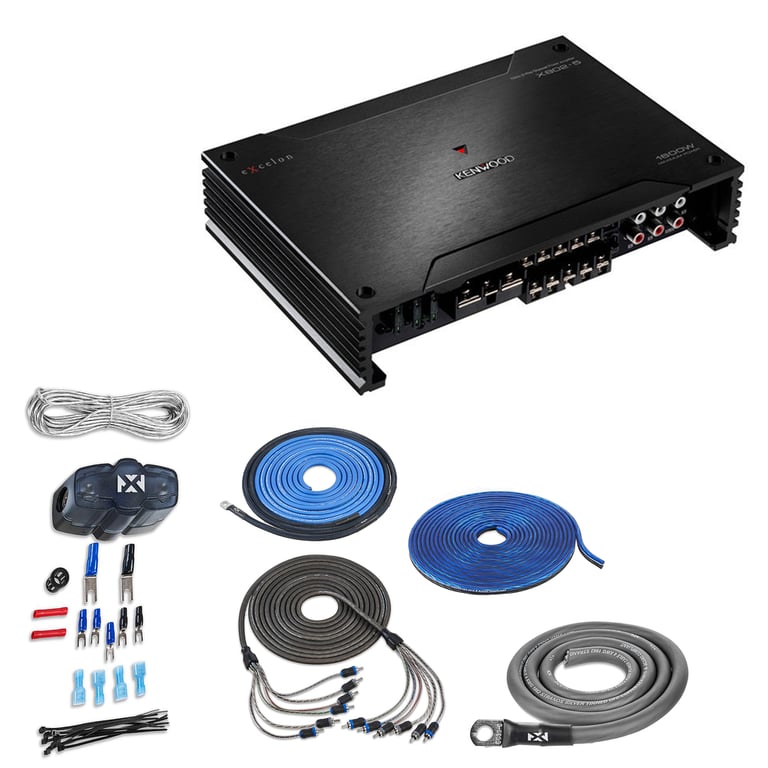 Kenwood eXcelon X802-5 with Amplifier Wiring Kit Image 1