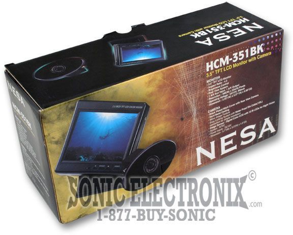 NESA Vision HCM-351BK Rear View Camera Video Package Image 8