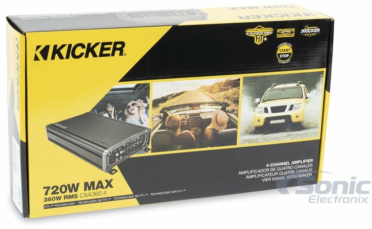 Kicker 46CXA360.4 with Amp Kit and 3 Year Warranty Image 8