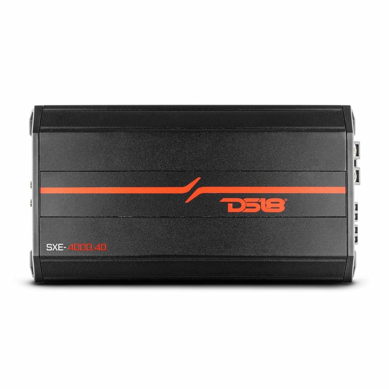 DS18 SXE-4000.4D/BK with Belva 4 Gauge Amp Kit Image 2
