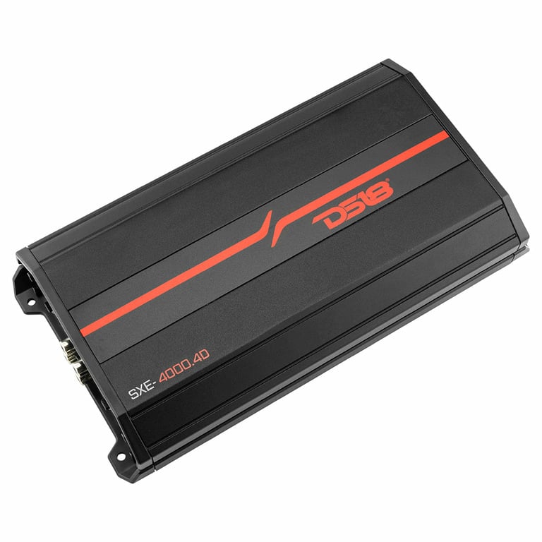 DS18 SXE-4000.4D/BK with Belva 4 Gauge Amp Kit Image 4