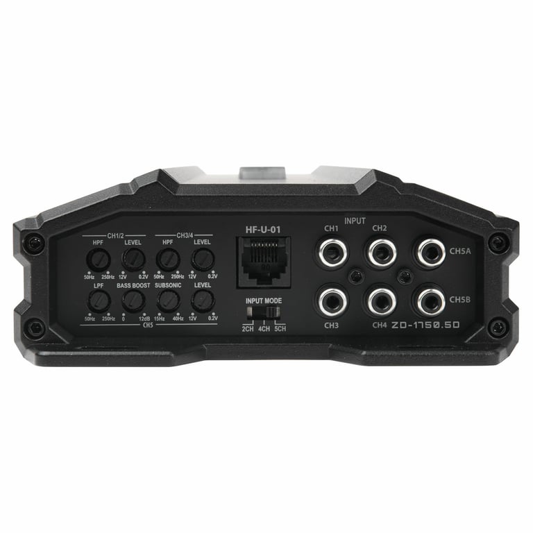 Hifonics ZD-1750.5D with Amplifier Wiring Kit Image 6
