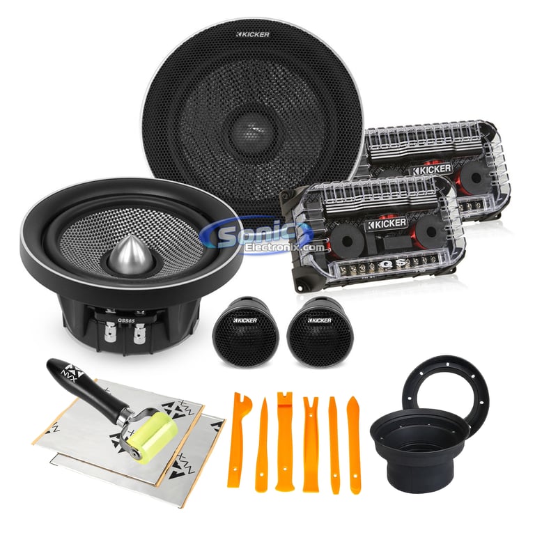 Kicker 41QSS654 with Speaker Installation Kit Image 1