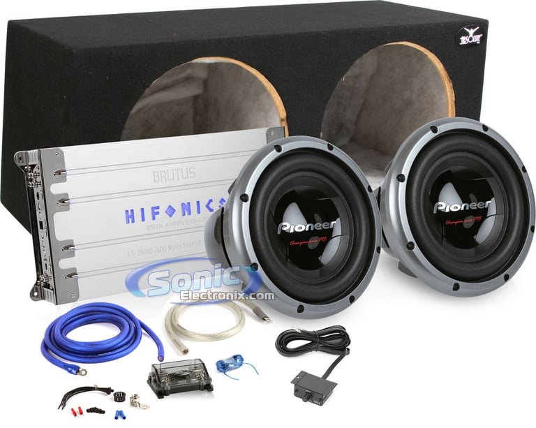 7000W Complete Hifonics + Pioneer Bass Package Image 1