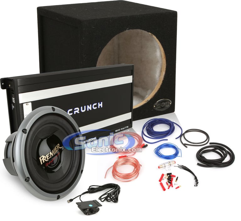 1500W Complete Crunch +  Pioneer Premier Bass Package Image 1