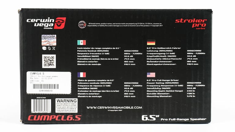 Cerwin Vega Stroker Pro CVMPCL6.5 (Pair) Image 7