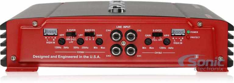 Crunch PX-1000.4 1000 Watt Amp Car Stereo Amplifier + Amp Kit Image 10
