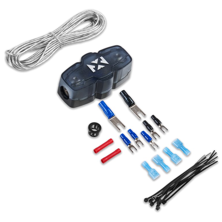 Alpine R2-A75M with NVX 4 Gauge Amp Kit Image 3