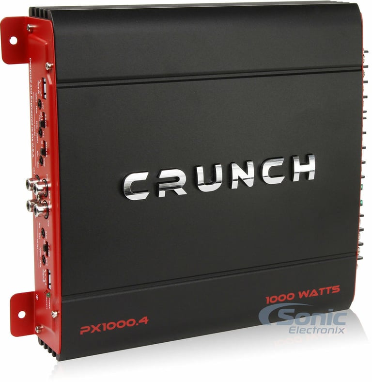 Crunch PX-1000.4 1000 Watt Amp Car Stereo Amplifier + Amp Kit Image 9