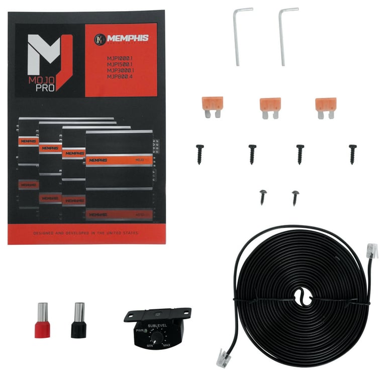 Memphis MJP1500.1 with Amplifier Wiring Kit Image 13