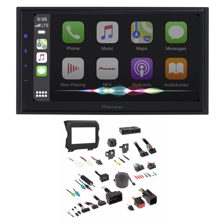 Pioneer DMH-WC5700NEX Package for Jeep Gladiator JT 2020-Up Image 1