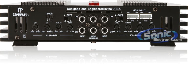 Crunch P1 600.4 + Amplifier Kit Image 3