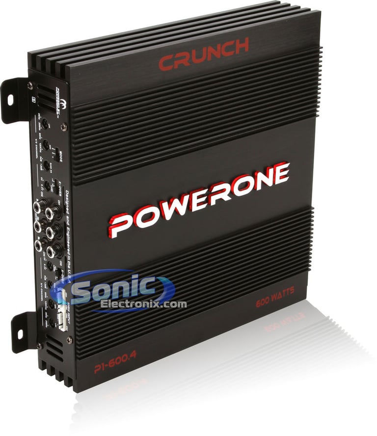Crunch P1 600.4 + Amplifier Kit Image 2