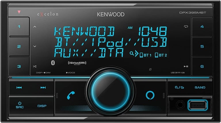 Kenwood eXcelon DPX395MBT with Sirius XM Tuner Image 5